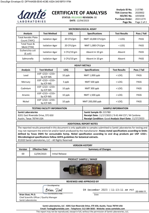 Blaze Kratom Red Relax Tincture - Image 3