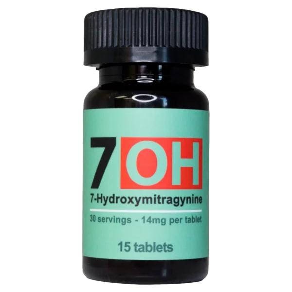 7-OH Kratom<br />7-Hydroxymitragynine Alkaloids - 15 Tablets